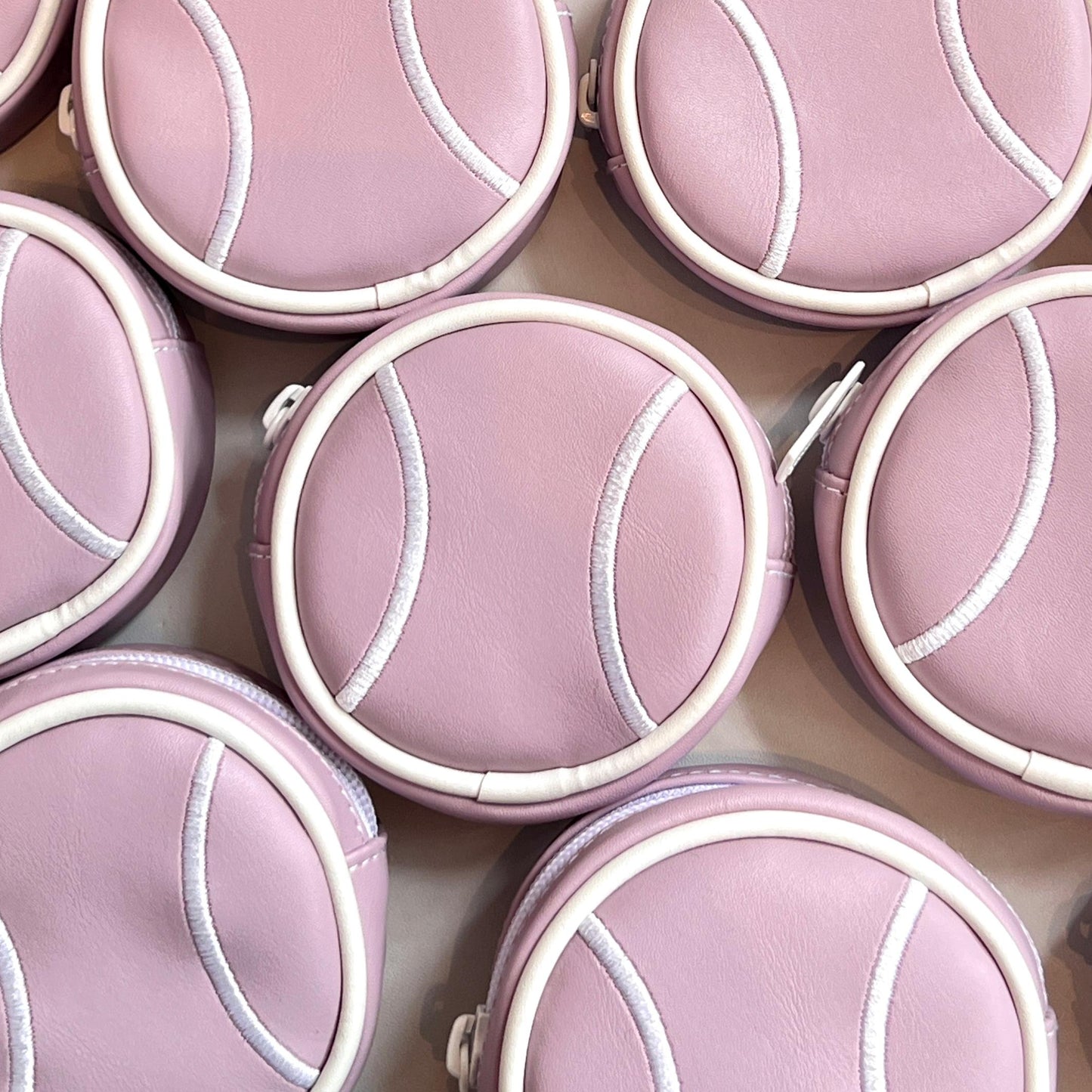 BALL BAG CHARM - Tennis Ball Pouch Bag Charm