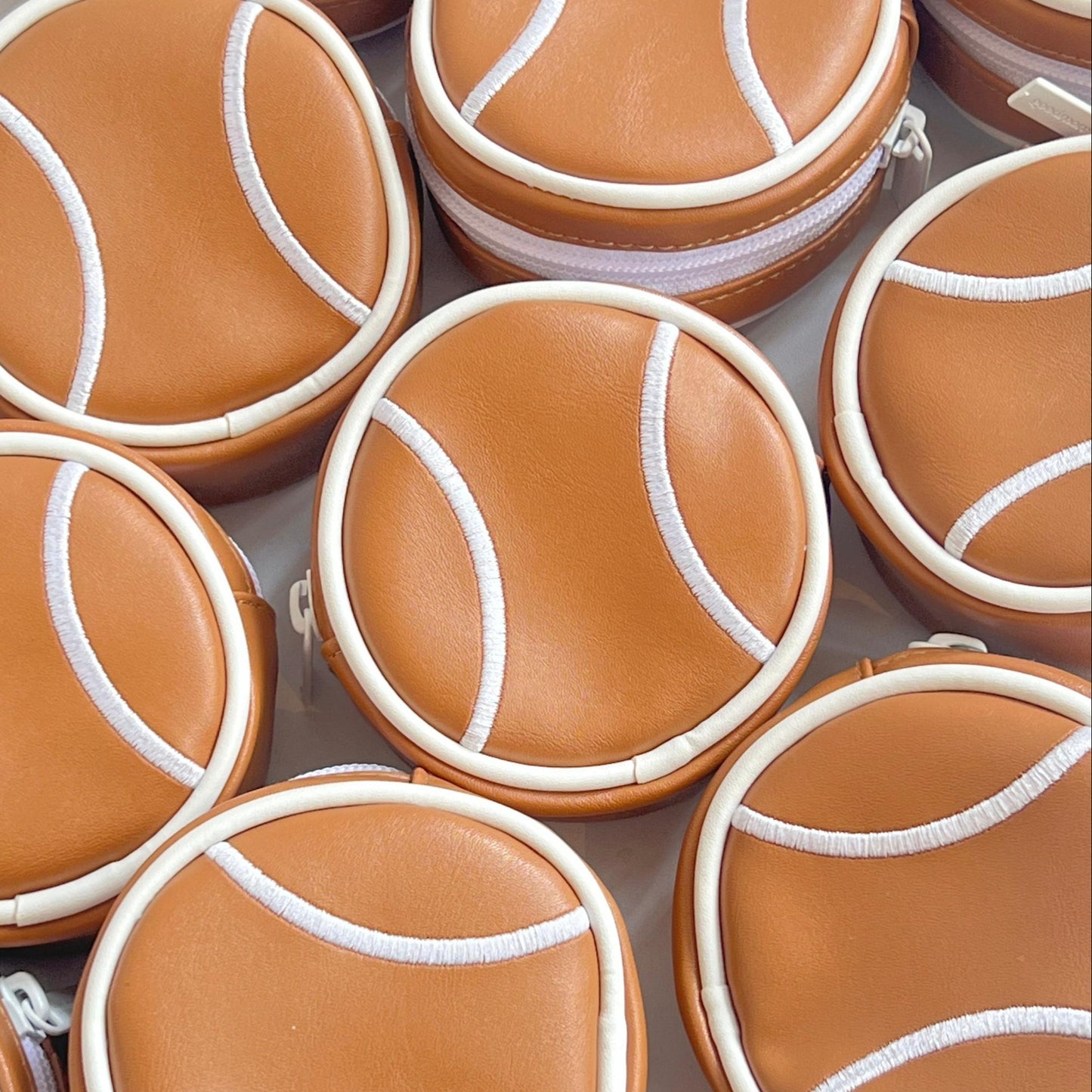 BALL BAG CHARM - Tennis Ball Pouch Bag Charm