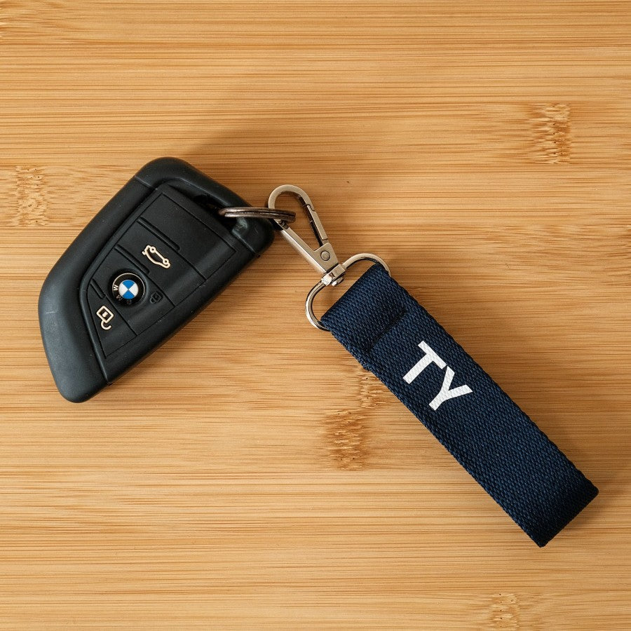 MINI WRIST STRAP - Strap Key Chain With Custom Name
