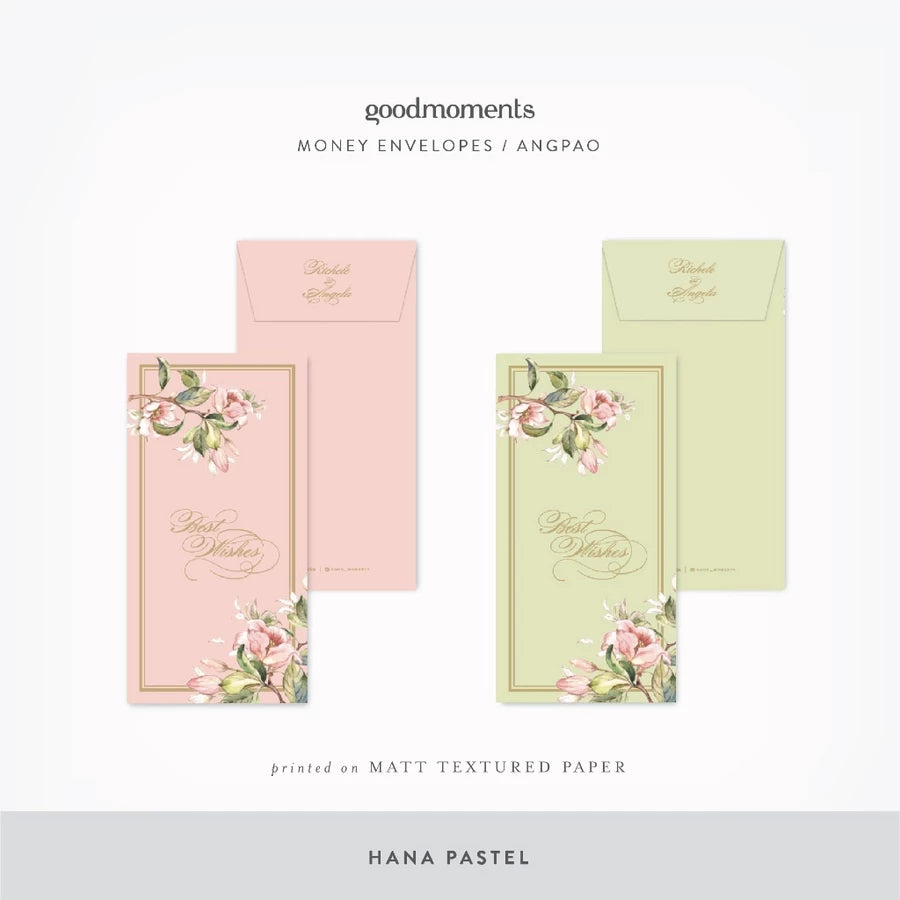 CLASSIC PASTELS Custom Money Envelope - Custom Money Envelope