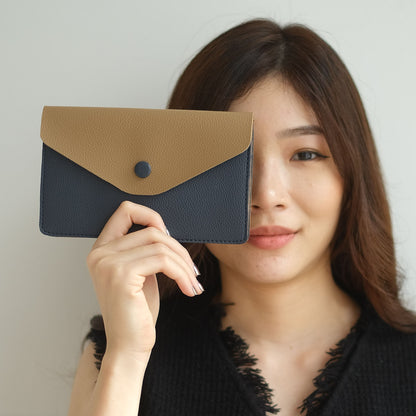 BILLIE WALLET TWO TONE - Two Tone Synthetic Leather Daily Wallet