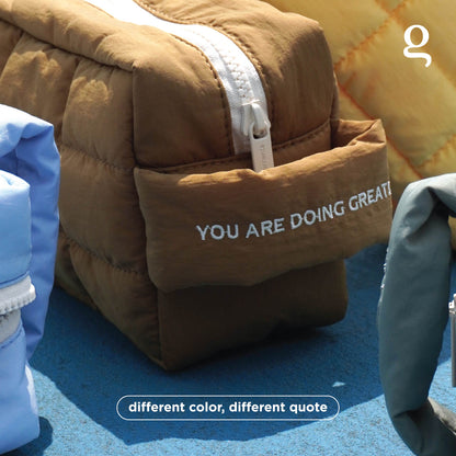 BOXY CLOUD POUCH - Nylon Travel Organizer Pouch