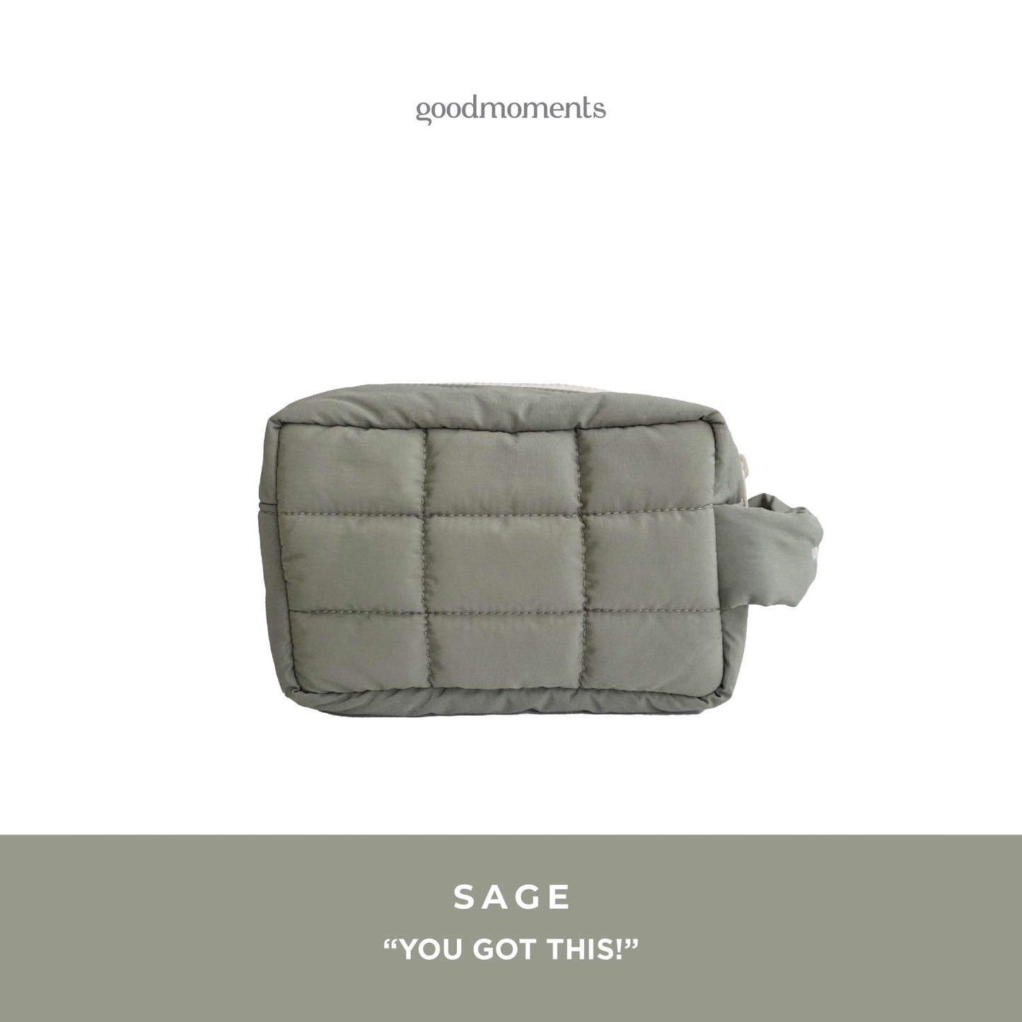 BOXY CLOUD POUCH - Nylon Travel Organizer Pouch