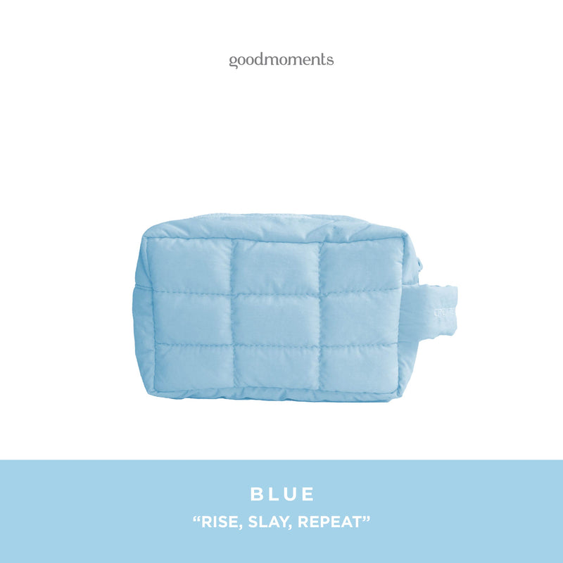 Boxy Cloud Pouch - Nylon Travel Organizer Pouch