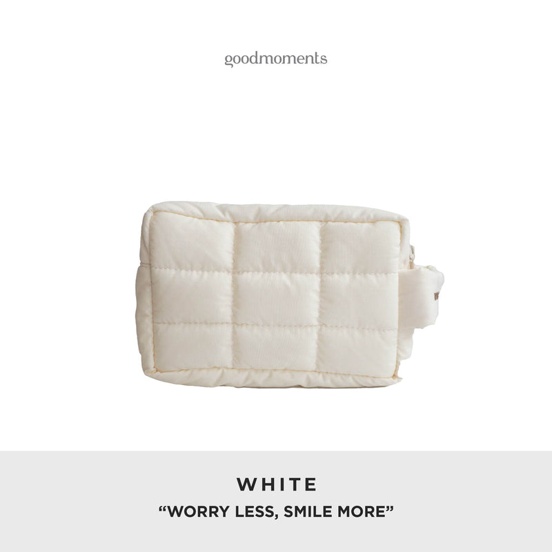 Boxy Cloud Pouch - Nylon Travel Organizer Pouch