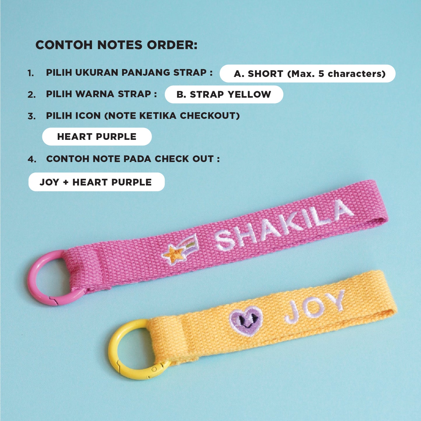 HYEJIN STRAP - Custom Embroidery Strap