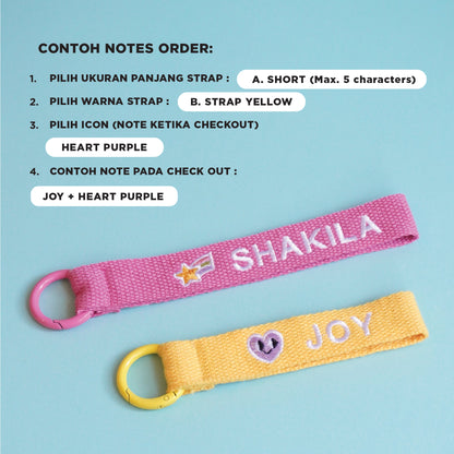 HYEJIN STRAP - Custom Embroidery Strap