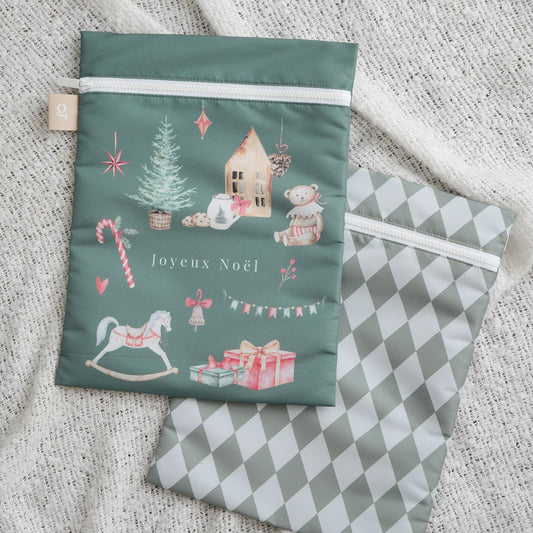 CHRISTMAS MORI WETBAG - Reusable Waterproof Wetbag