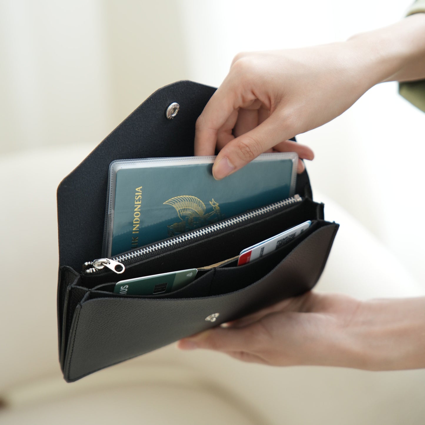 BILLIE WALLET ONE TONE - Synthetic Leather Daily Wallet