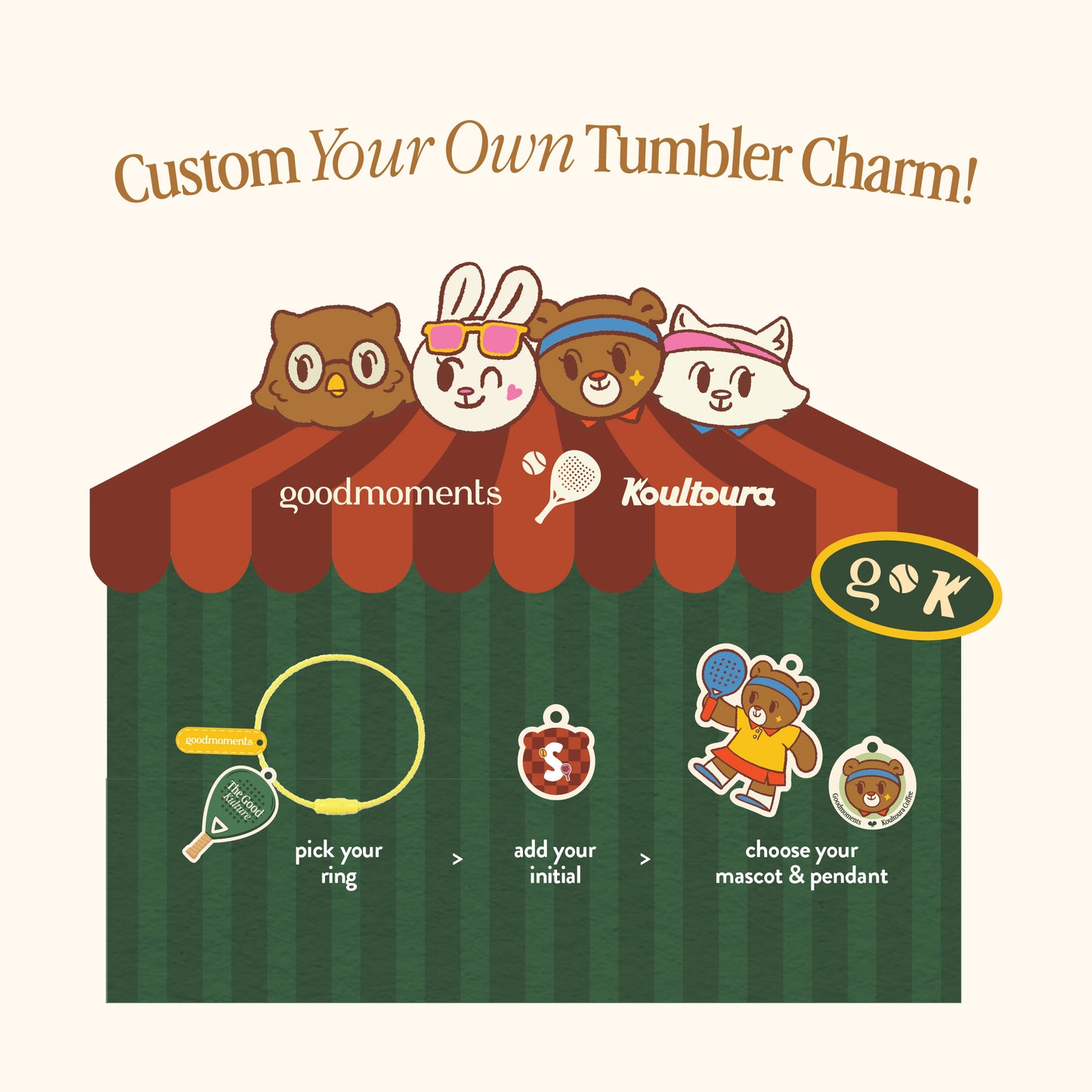 GOOD KULTURE CHARMS - Goodmoments x Koultoura Charms