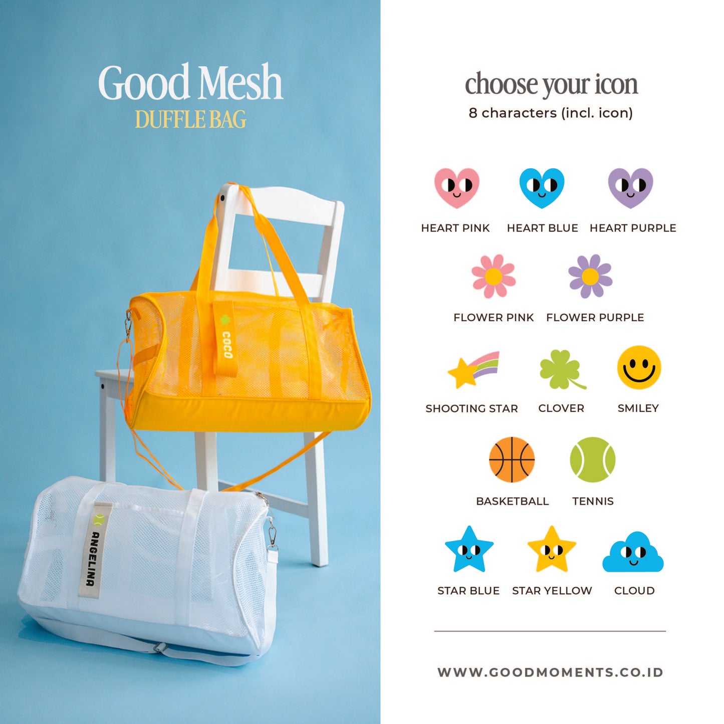 GOOD MESH DUFFLE BAG - Mesh Duffle Bag