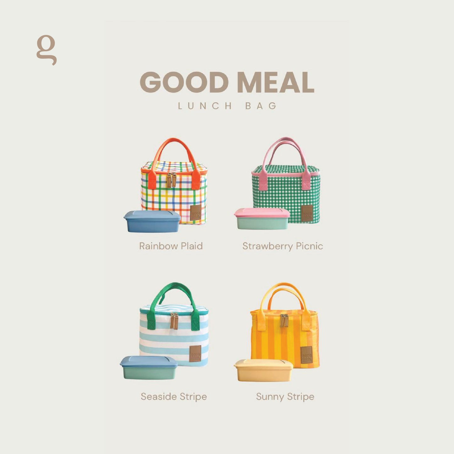 GOODMEAL LUNCH BAG – Cute Thermal Lunch Bag
