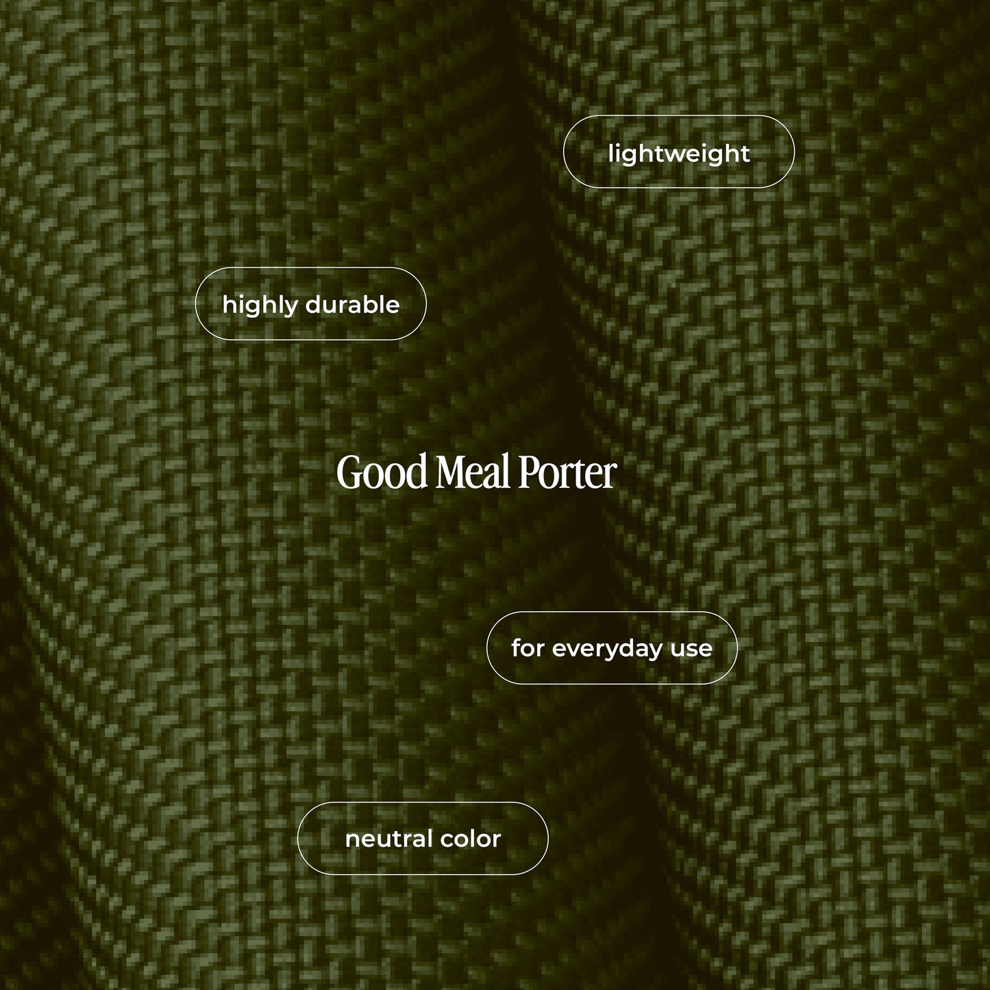 GOOD MEAL PORTER - Insulated Lunch Bag
