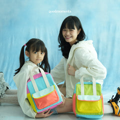 Kiki Bag Tricolor - 3 Ways To Wear (Mini Bag)