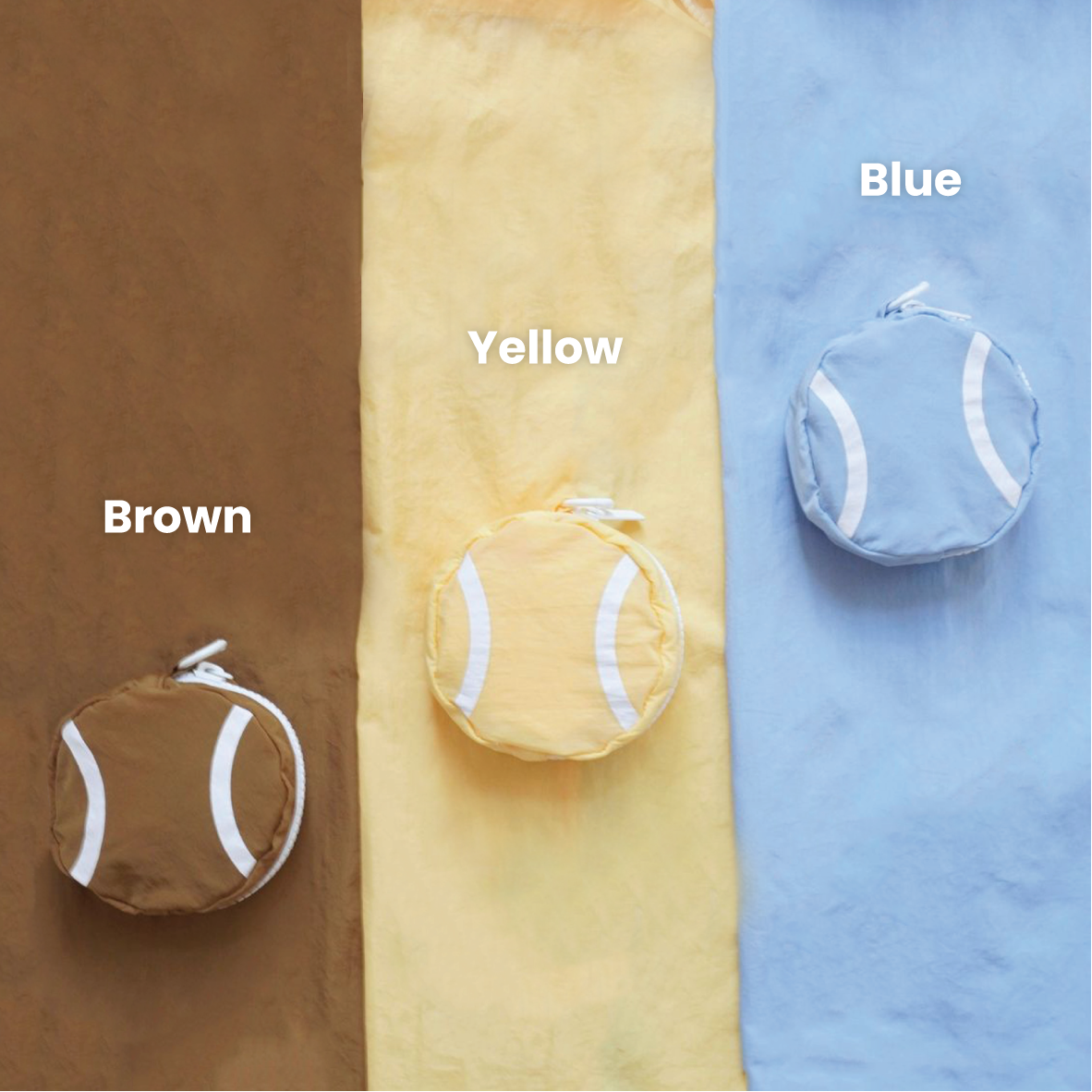 TENNIS BALL BAG CHARM – Foldable Bag