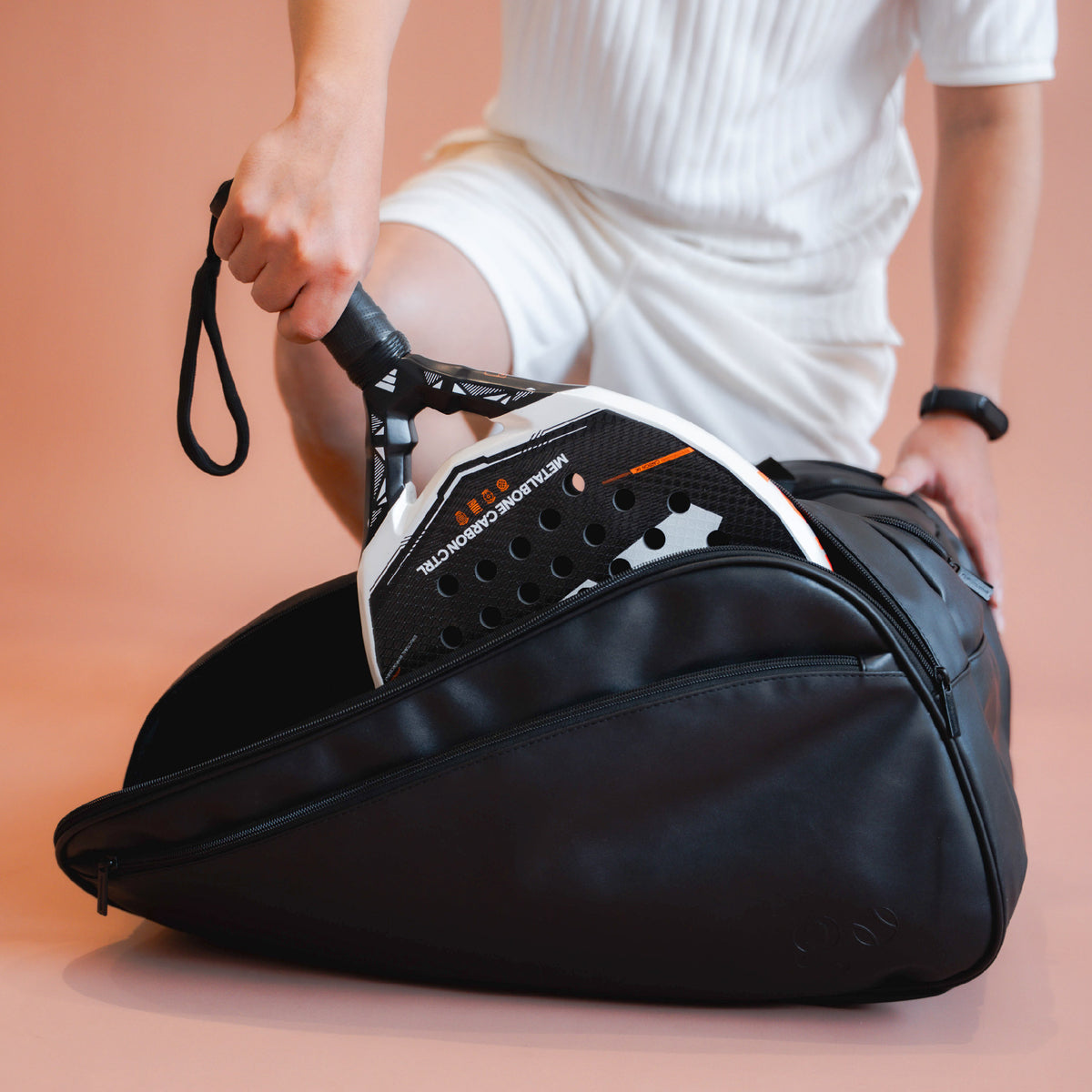 TOUR PADEL LEATHER - Synthethic Leather Padel Bag