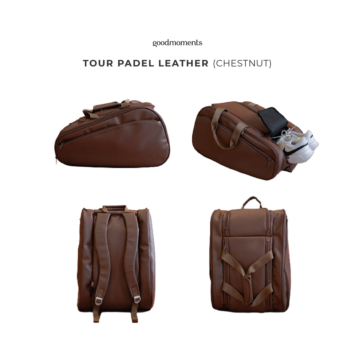 TOUR PADEL LEATHER - Synthethic Leather Padel Bag