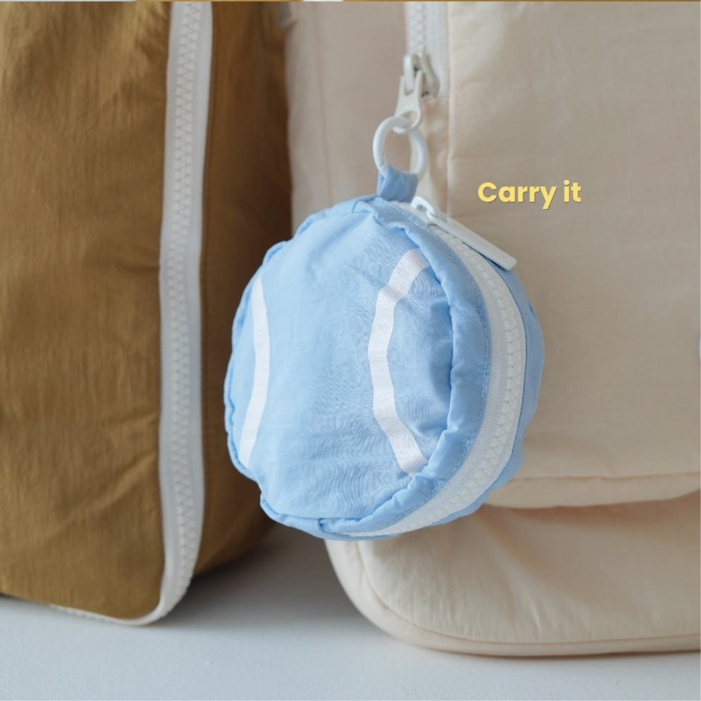 TENNIS BALL BAG CHARM – Foldable Bag