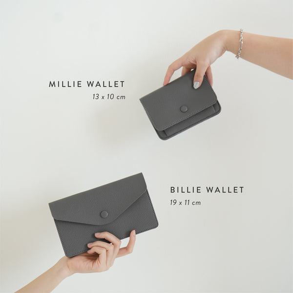 Billie Wallet One Tone - Synthetic Leather Daily Wallet