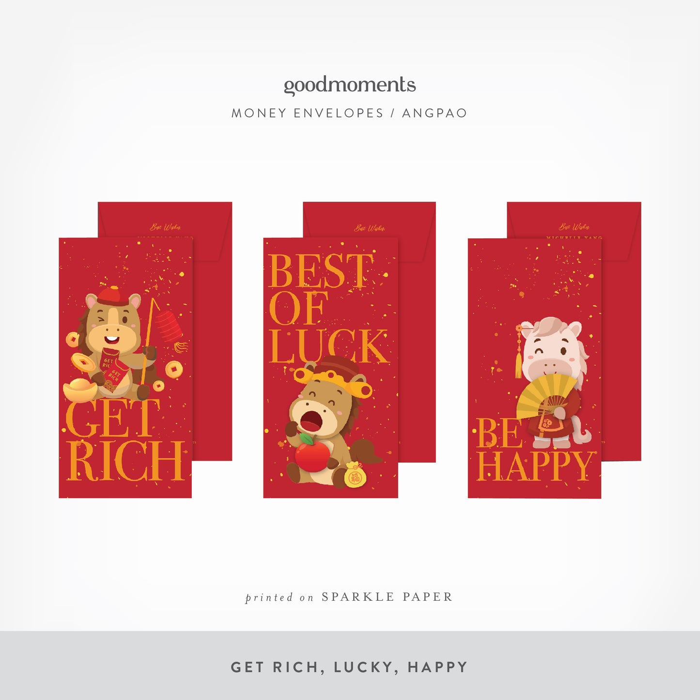 GONG XI FA CAI Custom Money Envelope - Custom CNY Money Envelope
