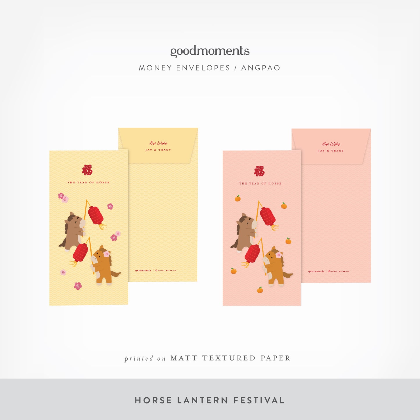 GONG XI FA CAI Custom Money Envelope - Custom CNY Money Envelope