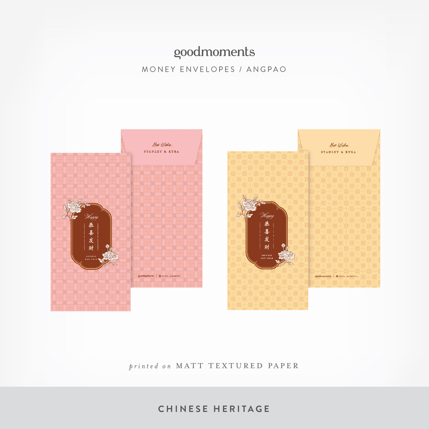 GONG XI FA CAI Custom Money Envelope - Custom CNY Money Envelope