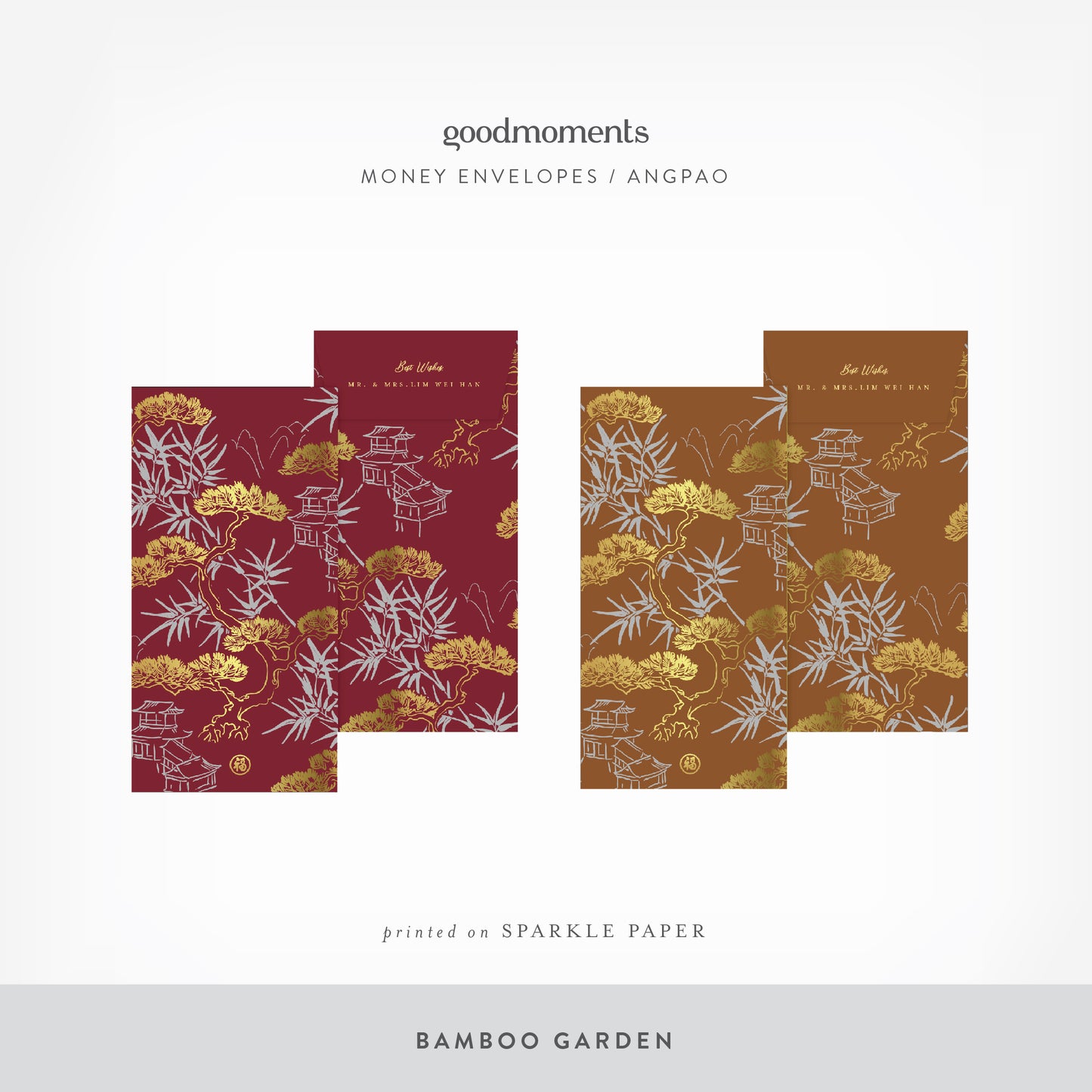 GONG XI FA CAI Custom Money Envelope - Custom CNY Money Envelope