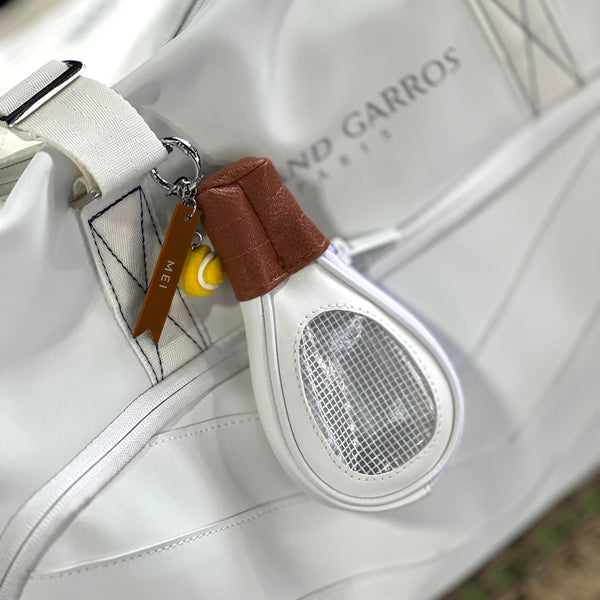Racket Bag Charm - Racket Pouch Bag Charm