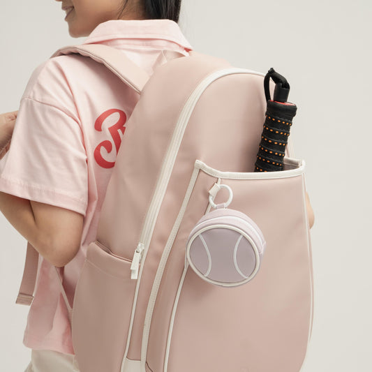 BALL BAG CHARM - Tennis Ball Pouch Bag Charm