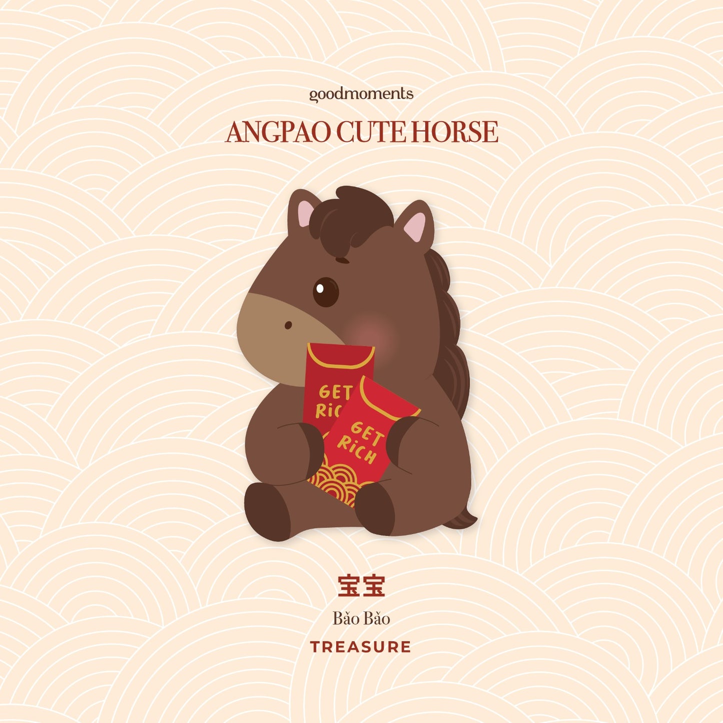 CUTE HORSE ANGPAO - Special CNY 2026
