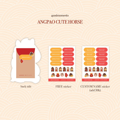 CUTE HORSE ANGPAO - Special CNY 2026