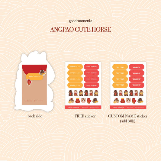 CUTE HORSE ANGPAO - Special CNY 2026