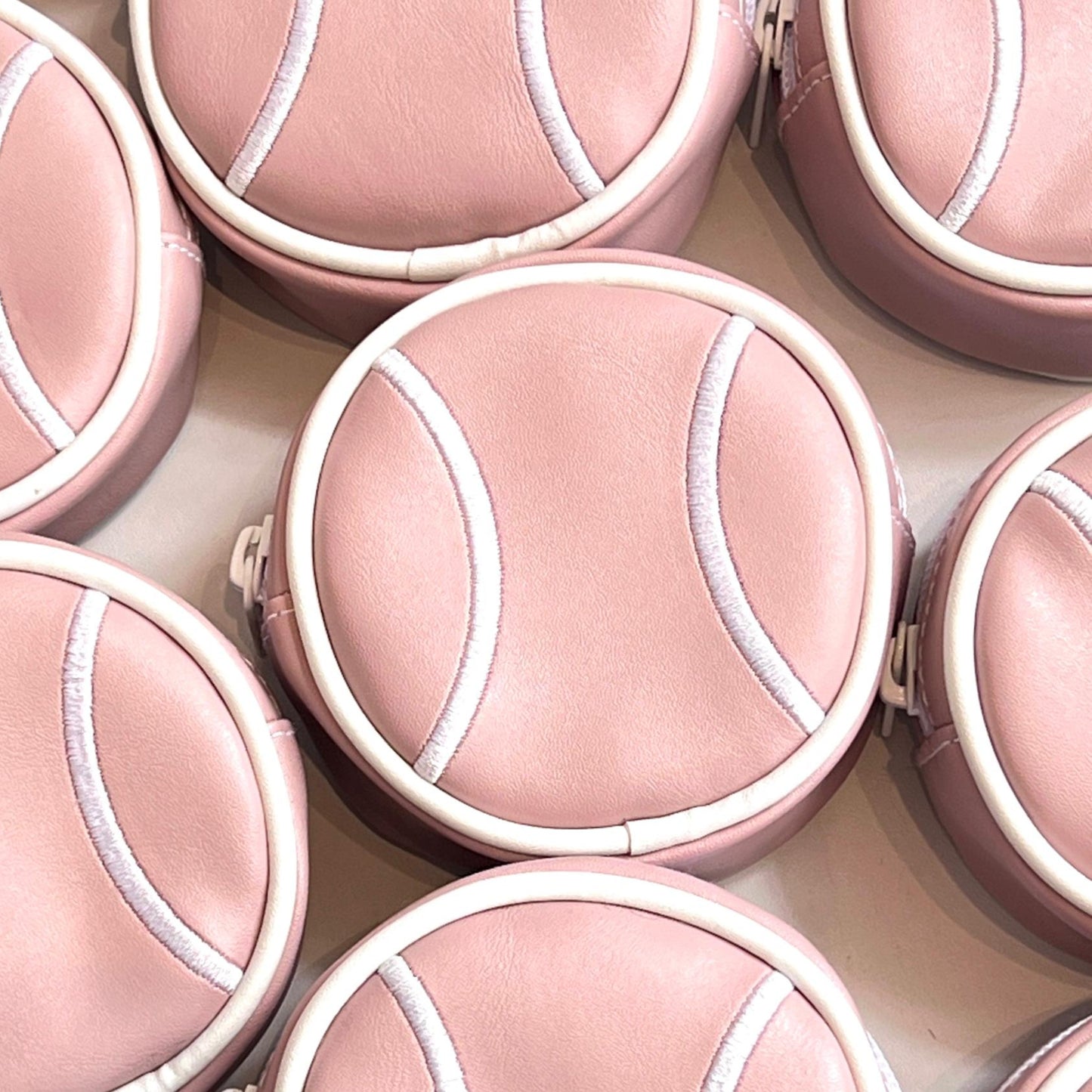 BALL BAG CHARM - Tennis Ball Pouch Bag Charm