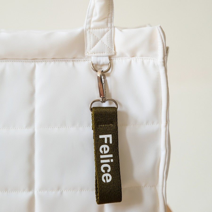 MINI WRIST STRAP - Strap Key Chain With Custom Name