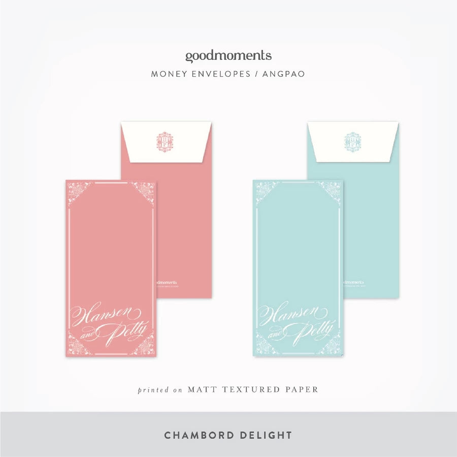 CLASSIC PASTELS Custom Money Envelope - Custom Money Envelope