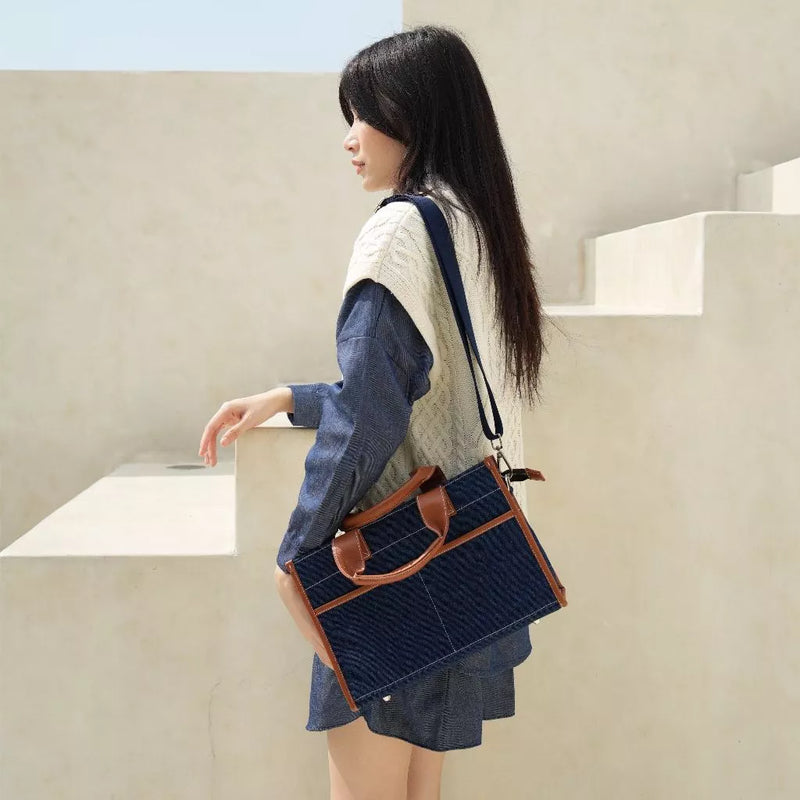 Nara Bag Denim - Women's Shoulder Bags