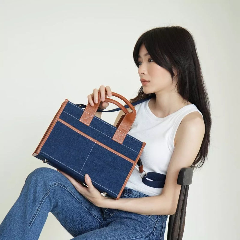 Nara Bag Denim - Women's Shoulder Bags