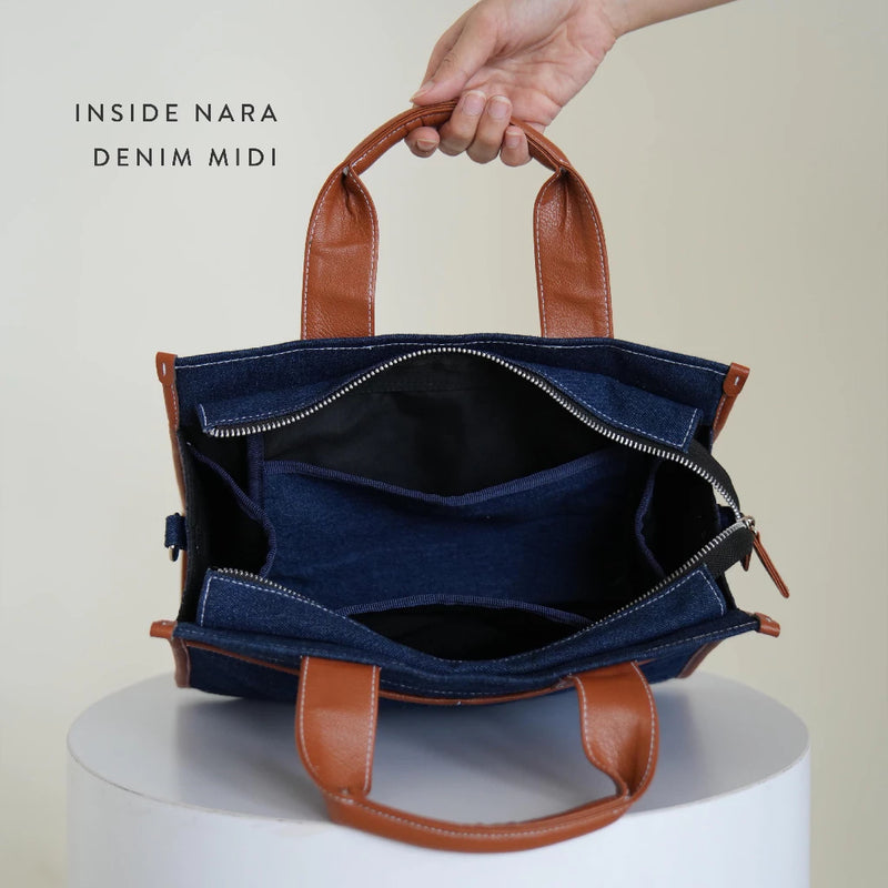 Nara Bag Denim - Women's Shoulder Bags