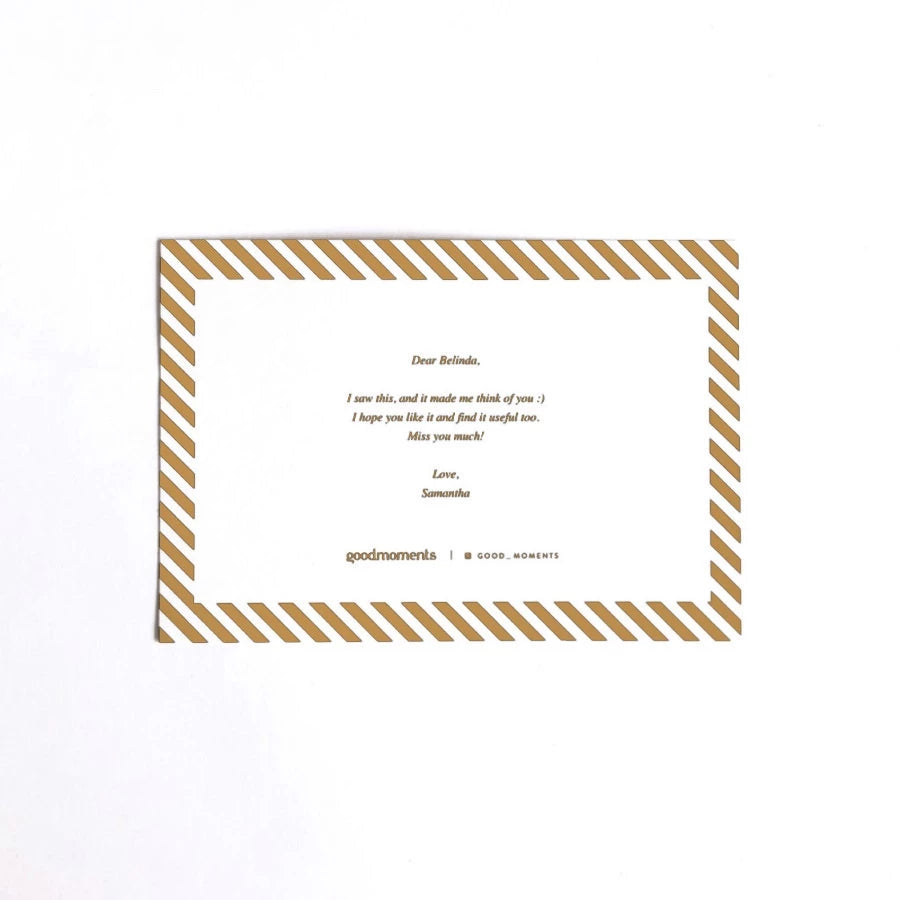 EXTRA GREETING CARD - Custom Your Message