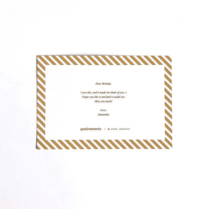 EXTRA GREETING CARD - Custom Your Message