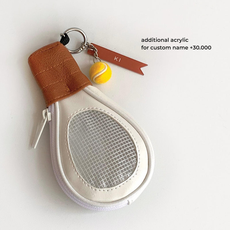 Racket Bag Charm - Racket Pouch Bag Charm